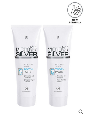 LR MICROSILVER PLUS LR MICROSILVER PLUS Паста за зъби, двоен комплект
